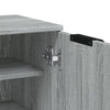Grauer Schuhschrank Meala 59x35x100cm (Holz)