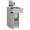 Grauer Beistellschrank Petree 33,5x50x75cm (Holz)
