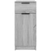 Grauer Beistellschrank Petree 33,5x50x75cm (Holz)