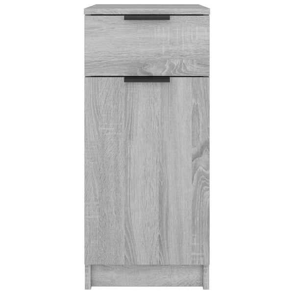 Grauer Beistellschrank Petree 33,5x50x75cm (Holz)