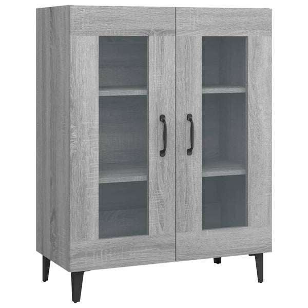 Graues Sideboard Caragyov 69,5x34x90cm (Holz)