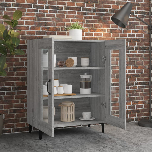 Graues Sideboard Caragyov 69,5x34x90cm (Holz)