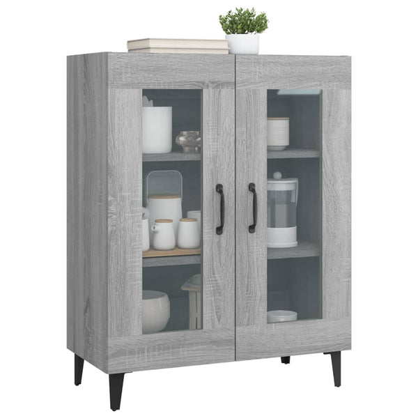 Graues Sideboard Caragyov 69,5x34x90cm (Holz)