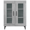 Graues Sideboard Caragyov 69,5x34x90cm (Holz)