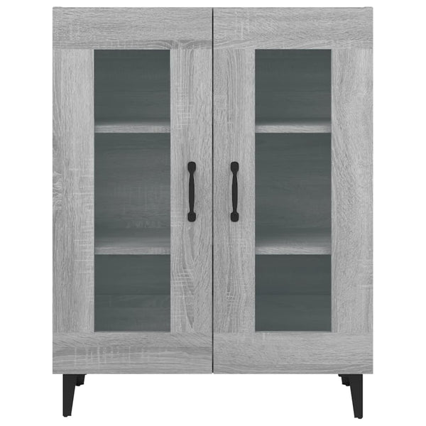 Graues Sideboard Caragyov 69,5x34x90cm (Holz)
