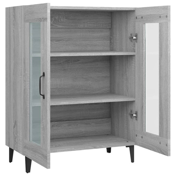 Graues Sideboard Caragyov 69,5x34x90cm (Holz)