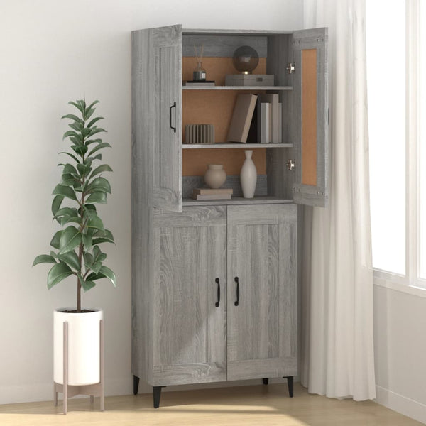 Graues Sideboard Bota 69,5x34x90cm (Holz)