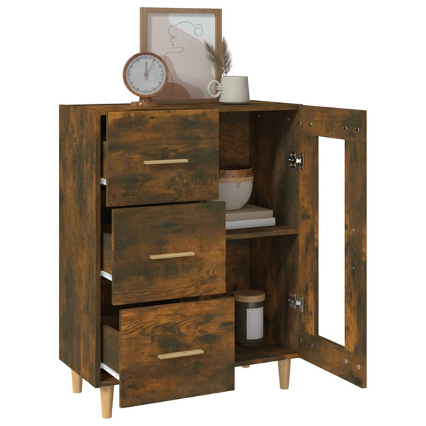 Anrichte Rucnie aus Räuchereiche 69,5x34x90cm (Holz)