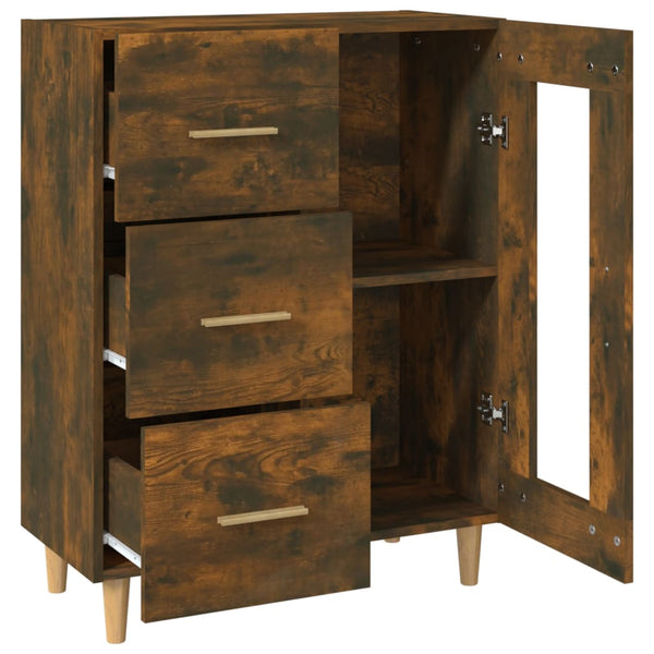 Anrichte Rucnie aus Räuchereiche 69,5x34x90cm (Holz)
