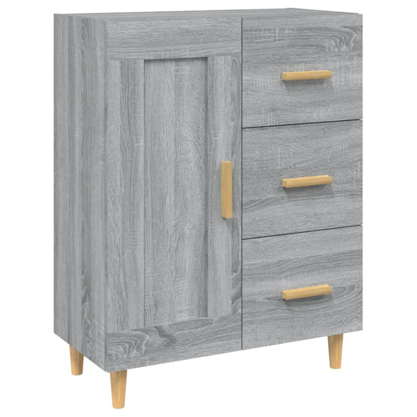 Graues Sideboard Dommica 69,5x34x90cm (Holz)