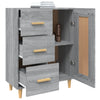Graues Sideboard Dommica 69,5x34x90cm (Holz)