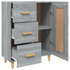 Graues Sideboard Dommica 69,5x34x90cm (Holz)