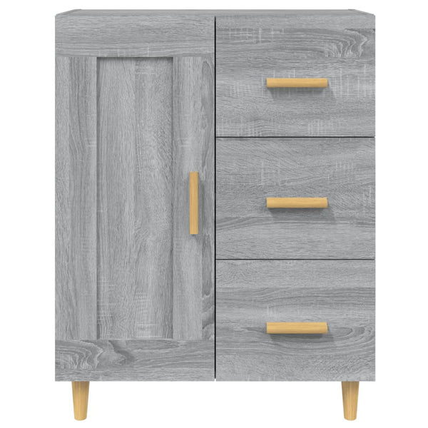 Graues Sideboard Dommica 69,5x34x90cm (Holz)