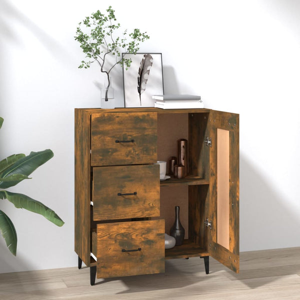 Anrichte Filora aus Räuchereiche 69,5x34x90cm (Holz)