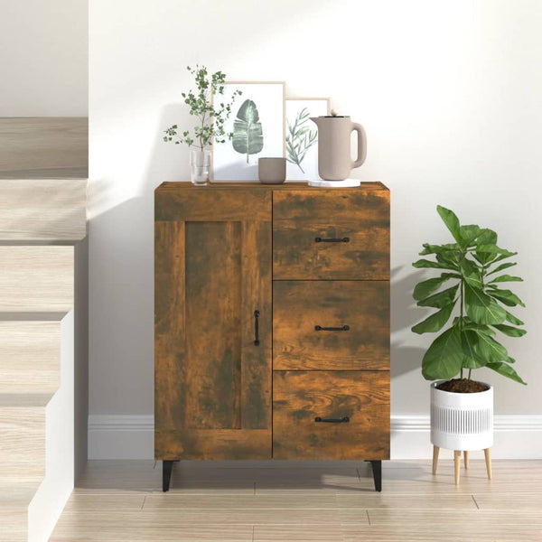 Anrichte Filora aus Räuchereiche 69,5x34x90cm (Holz)