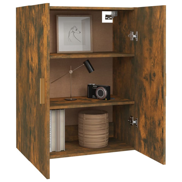 Wandschrank Eiche Rauchgrau Jozsef 69,5x34x90cm