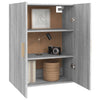 Grauer Hängeschrank Jozsef 69,5x34x90cm