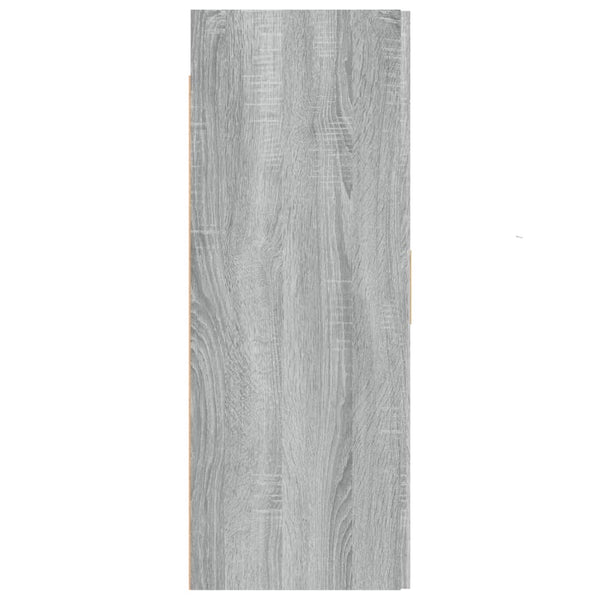 Grauer Hängeschrank Jozsef 69,5x34x90cm