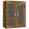 Wandschrank Lugenia aus geräucherter Eiche, 69,5x34x90cm