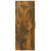 Wandschrank Lugenia aus geräucherter Eiche, 69,5x34x90cm