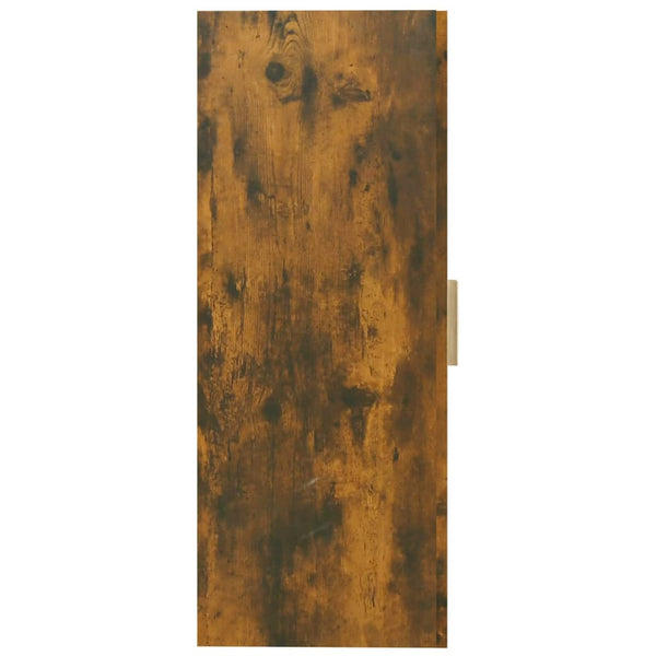 Wandschrank Lugenia aus geräucherter Eiche, 69,5x34x90cm