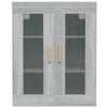 Hängender Wandschrank Lugenia, grau, 69,5x34x90cm