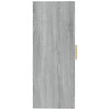Hängender Wandschrank Lugenia, grau, 69,5x34x90cm
