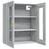 Hängender Wandschrank Lugenia, grau, 69,5x34x90cm