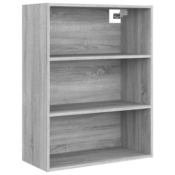 Grauer Hängeschrank Balacescu 69,5x32,5x90cm (Sonoma)
