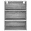 Grauer Hängeschrank Balacescu 69,5x32,5x90cm (Sonoma)