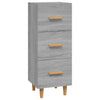 Graues Sideboard Konner 34,5x34x90cm (Holz)