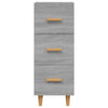 Graues Sideboard Konner 34,5x34x90cm (Holz)