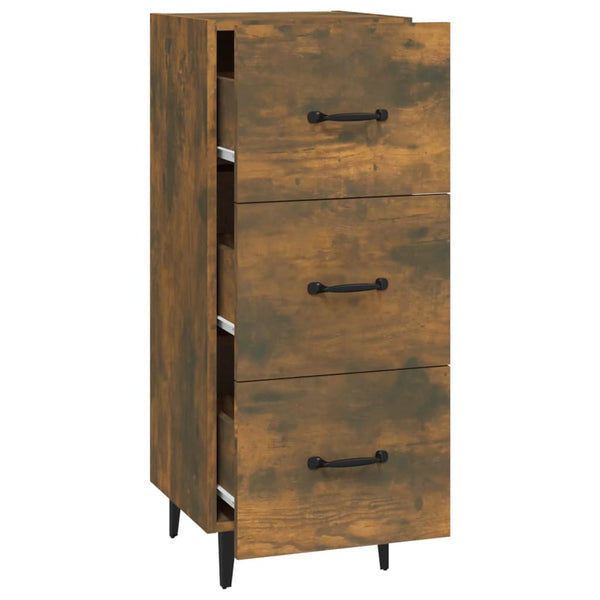 Schrank Patrache, Räuchereiche, 34,5x34x90cm (Holz)