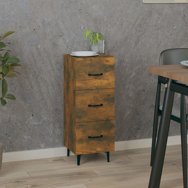 Schrank Patrache, Räuchereiche, 34,5x34x90cm (Holz)