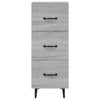 Graues Sideboard Patrache 34,5x34x90cm (Holz)