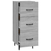 Graues Sideboard Patrache 34,5x34x90cm (Holz)