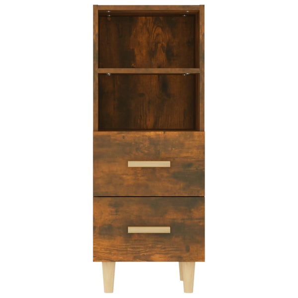 Sideboard Traianus aus Räuchereiche, 34,5x34x90cm (Holz)