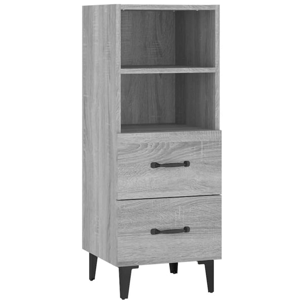 Graues Sideboard Mariet 34,5x34x90cm (Holz)