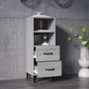 Graues Sideboard Mariet 34,5x34x90cm (Holz)