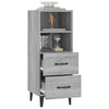 Graues Sideboard Mariet 34,5x34x90cm (Holz)
