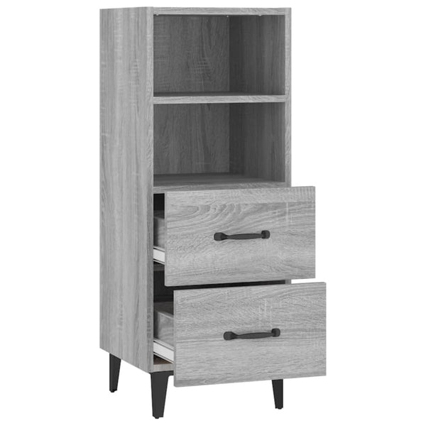 Graues Sideboard Mariet 34,5x34x90cm (Holz)