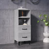 Graues Sideboard Mariet 34,5x34x90cm (Holz)