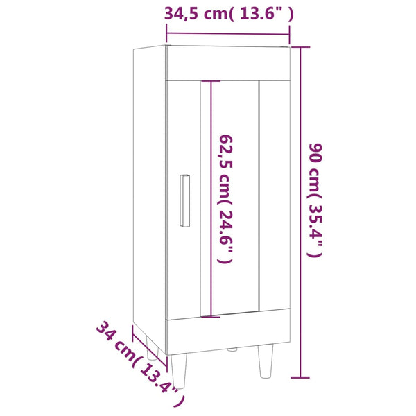 Kommode Savutammi Nemenia 34,5x34x90cm (Holz)