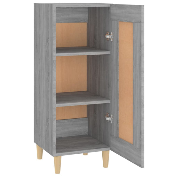 Graues Sideboard Kandy 34,5x34x90cm (Holz)