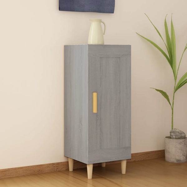 Graues Sideboard Kandy 34,5x34x90cm (Holz)