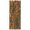 Wandschrank Tenciuc aus geräucherter Eiche 34,5x34x90cm (Holz)