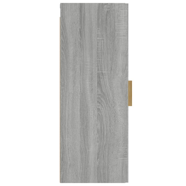 Harmaa seinäkaappi Tenciuc 34,5x34x90cm (puinen)