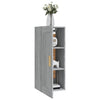 Grauer Wandschrank Domnaru 35x34x90cm (Holz)