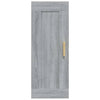 Grauer Wandschrank Domnaru 35x34x90cm (Holz)