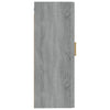 Grauer Wandschrank Domnaru 35x34x90cm (Holz)
